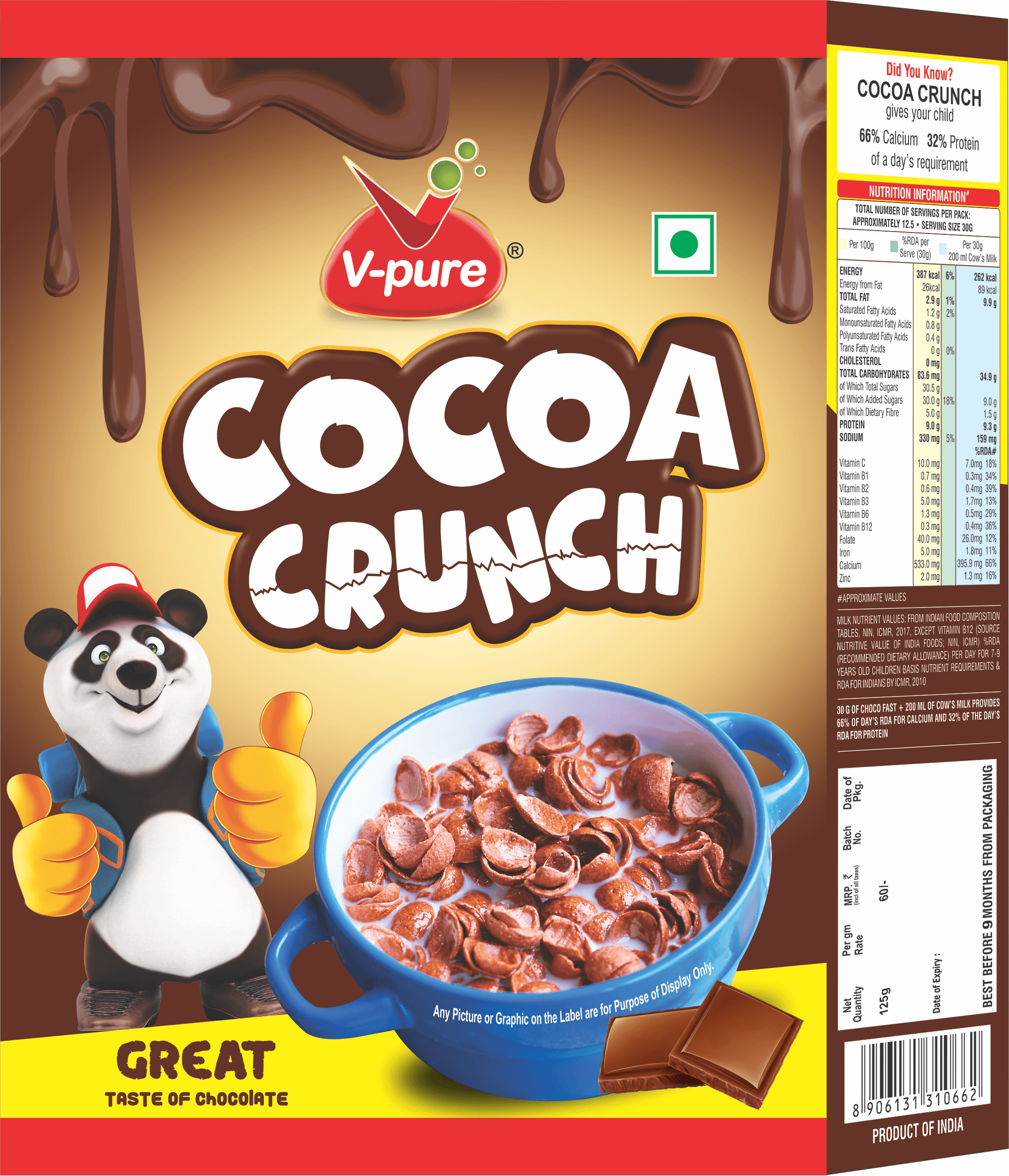 V-pure Cocoa Chocos